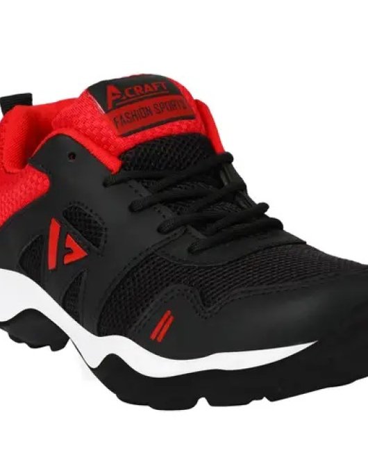 Men Black Running Sport Shoes